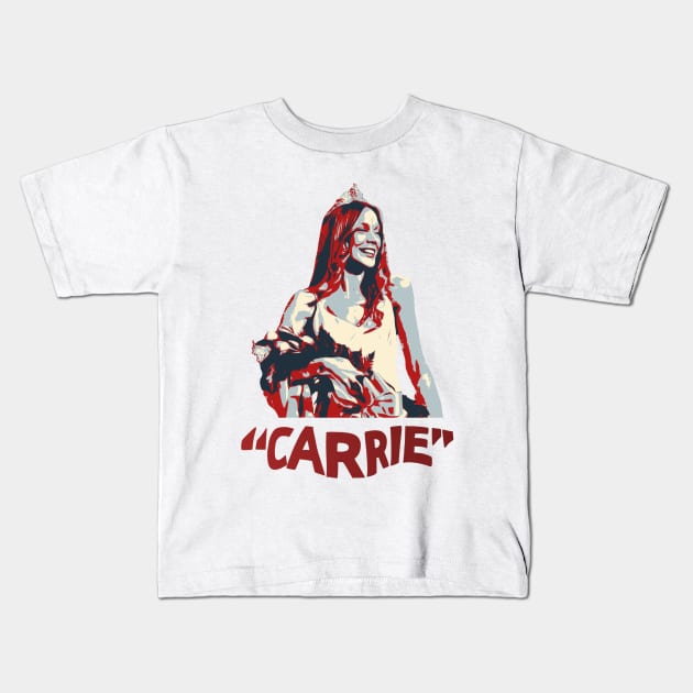 carrie Kids T-Shirt by aluap1006